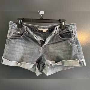 21 Denim Women's Washed Gray Jean Shorts